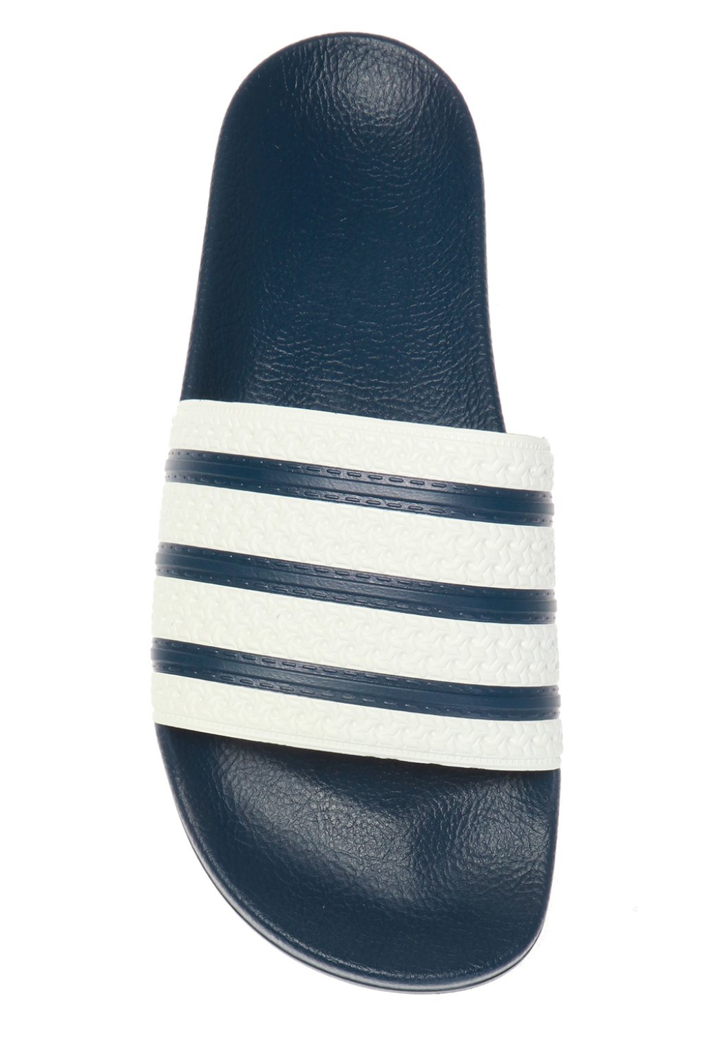 Adidas originals adilette sliders in best sale white navy